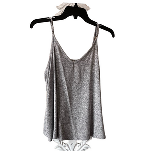 stars above Heather Gray Knit Spaghetti Strap Cami